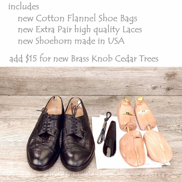 $895 GRAVATI Wilkes Bashford 9 M Genuine PECCARY Black 12626 * add $15 new Trees - Picture 5 of 16